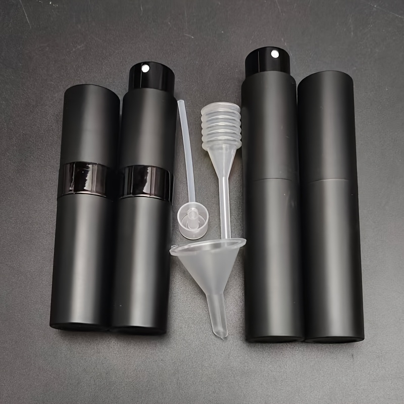 TEMU 7pcs Set Of Refillable Bottles For Perfume Travel Containers And Dispensers - Empty Eau De Toilette Spray Bottles, Portable Atomizers, Suitable