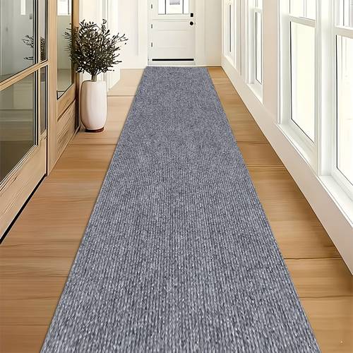 item picture 1pc bohemian style long runner rug foam floor material sound absorbing mat for hallway bedroom room bathroom multi area decorative rug indoor outdoor use solid color multiple colors and sizes