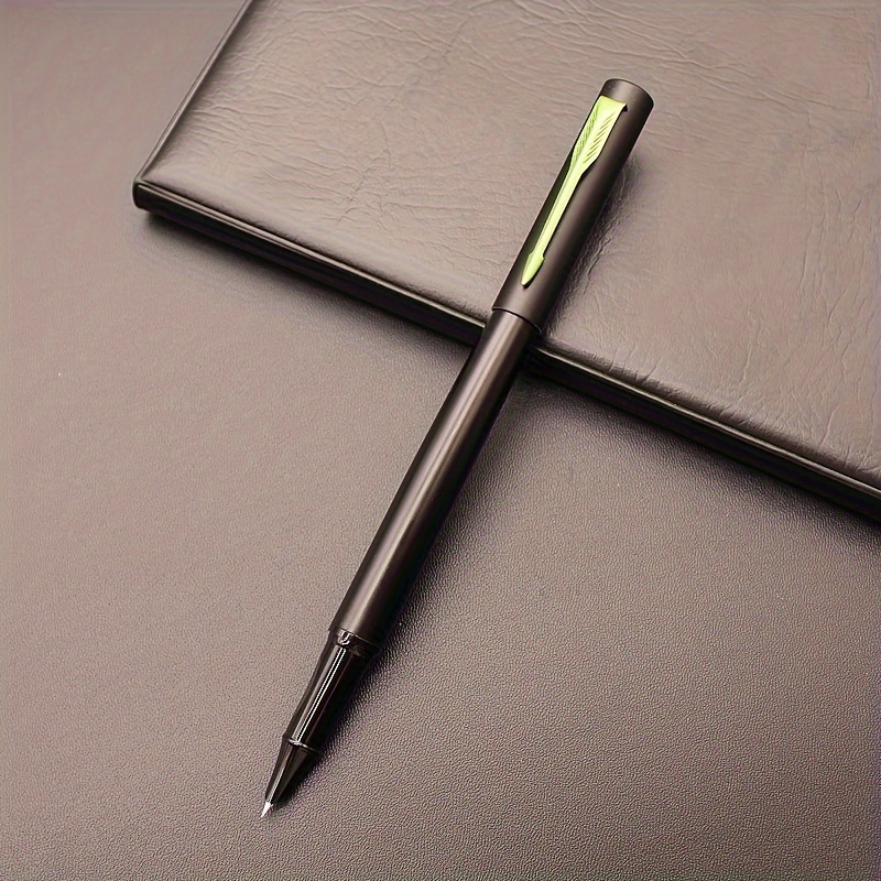 stilou elegant negru cu nisip, penit fin de 0.38mm - ideal pentru semnături de afaceri & scriere școlară, stilou de birou metalic reîncărcabil, alegerea perfectă pentru cadou (cerneală neinclusă) Detaliile articolului 8