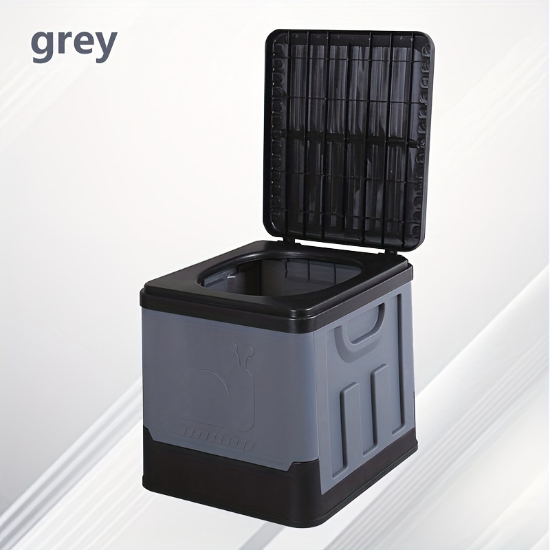 1pc Outdoor Portable Toilet Emergency Car Camping Travel Toilet Hygiene Products Foldable Medium Size Optional