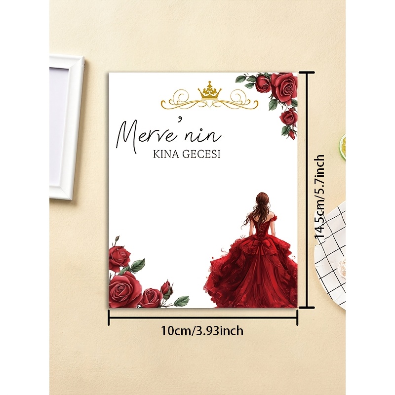 E-shop Personalisierte Party Geschenk Dekorationskarten, für verschiedene Anlässe wie Geburtstage und Valentinstag, mit kleinen Geschenk