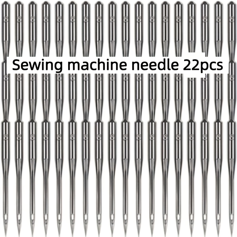 TEMU 22pcs Universal Leather Denim Sewing Machine Needle Handmade Diy Household Thickened Fabric Sewing Machine Needle