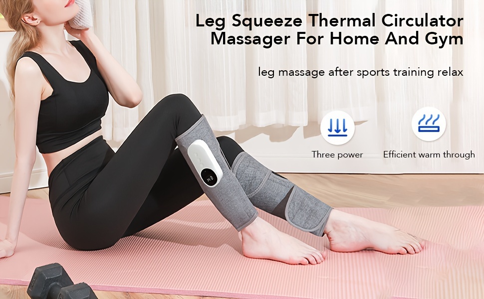 One Electric Leg Massager, Rechargeable And Designed for Air Compression on Calves, Heating for Feet, Legs, Thighs, And Knees. This Device Offers Three Intensity Levels And Makes a Great Thanksgiving Gift for Parents And a Christmas Present for Both