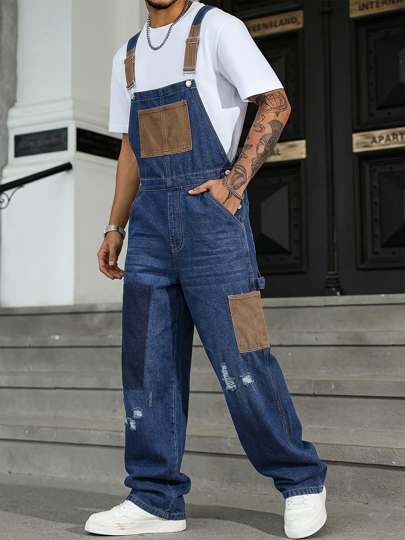 overalls men denim - South Africa
