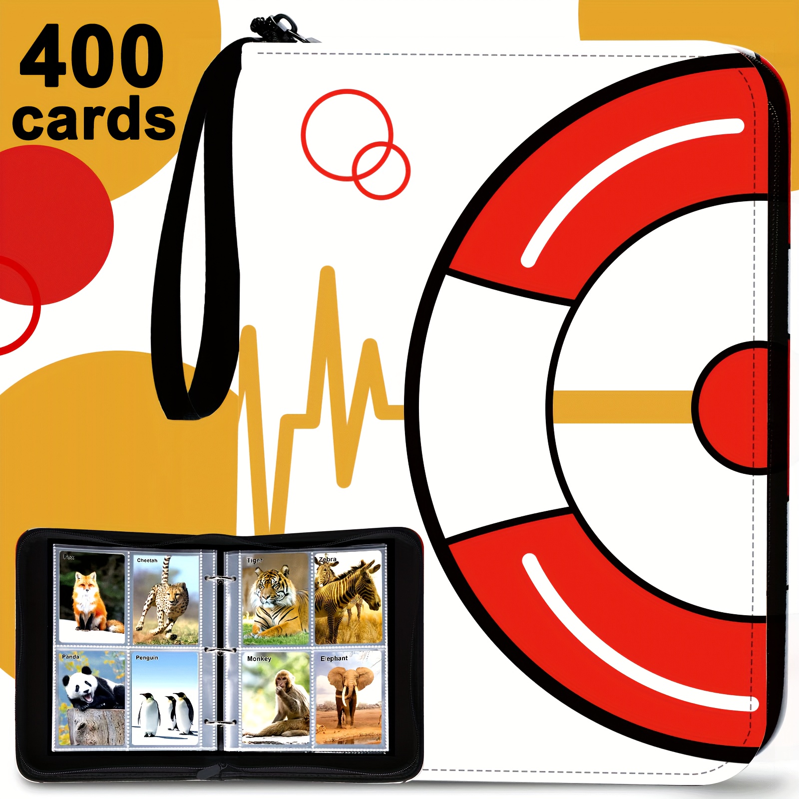 Trading Card Binder 4 pocket Card Binder card Binder With 50 - Temu
