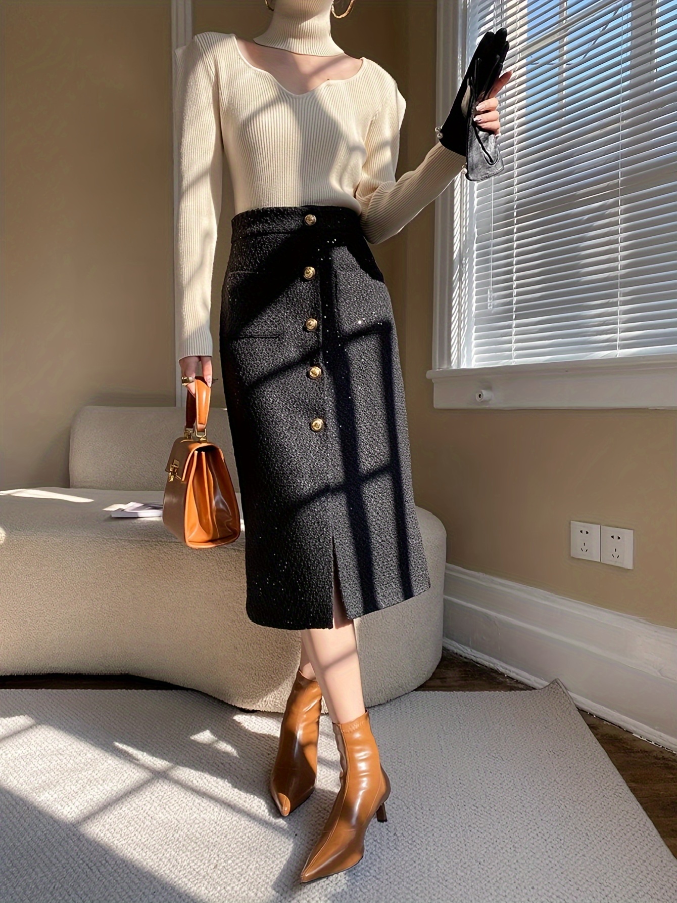 women's elegant french inspired stardust sequin trimmed Temu