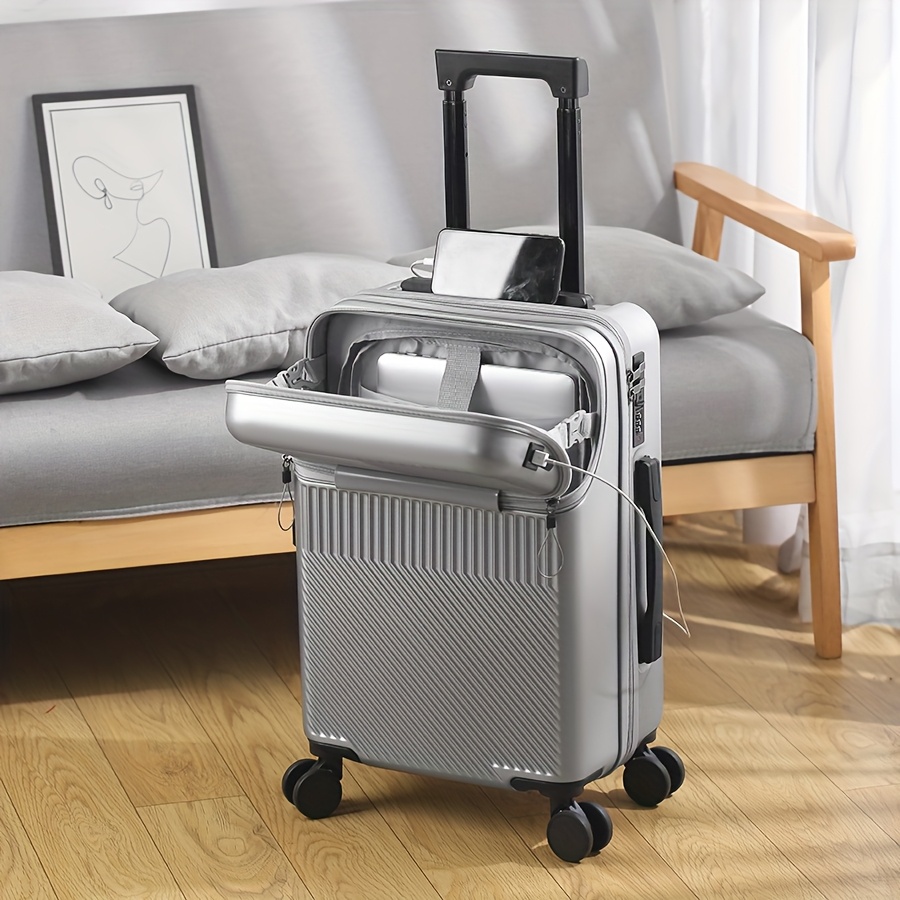 Luggage Case 20 Inch Luggage with Password Lock And Wheels | 1pc Travel Function Boarding Case, Big Capacity Suitcase, Suitable for Daily Use As A Neutral Bag 8 Luggage Case 20 Inch Luggage with Password Lock And Wheels | 1pc Travel Function Boarding Case, Big Capacity Suitcase, Suitable for Daily Use As A Neutral Bag - Image 8