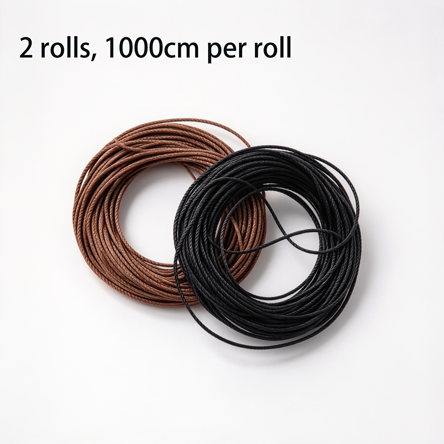 TEMU Kit pezzi per creazione di gioielli con cordino intrecciato , 1000 cm/393,7 pollici per confezione. Filo non elasticizzato, avvolto strettamente