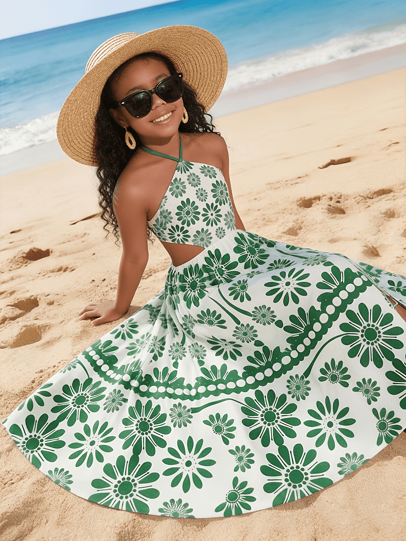 long dresses for kids girls sold on Temu United States