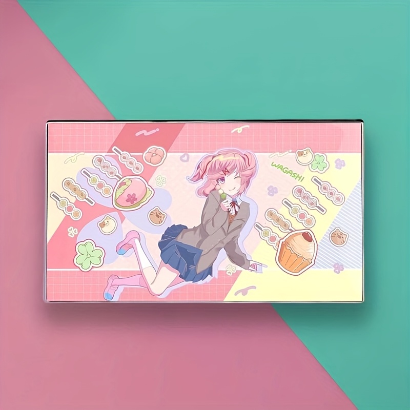 TEMU Heartbeat Literature Club Cartoon Anime Pin Badge Made Of Metal Alloy, Suitable As An Accessory For Clothing, Hats, And Backpacks - A Stylish