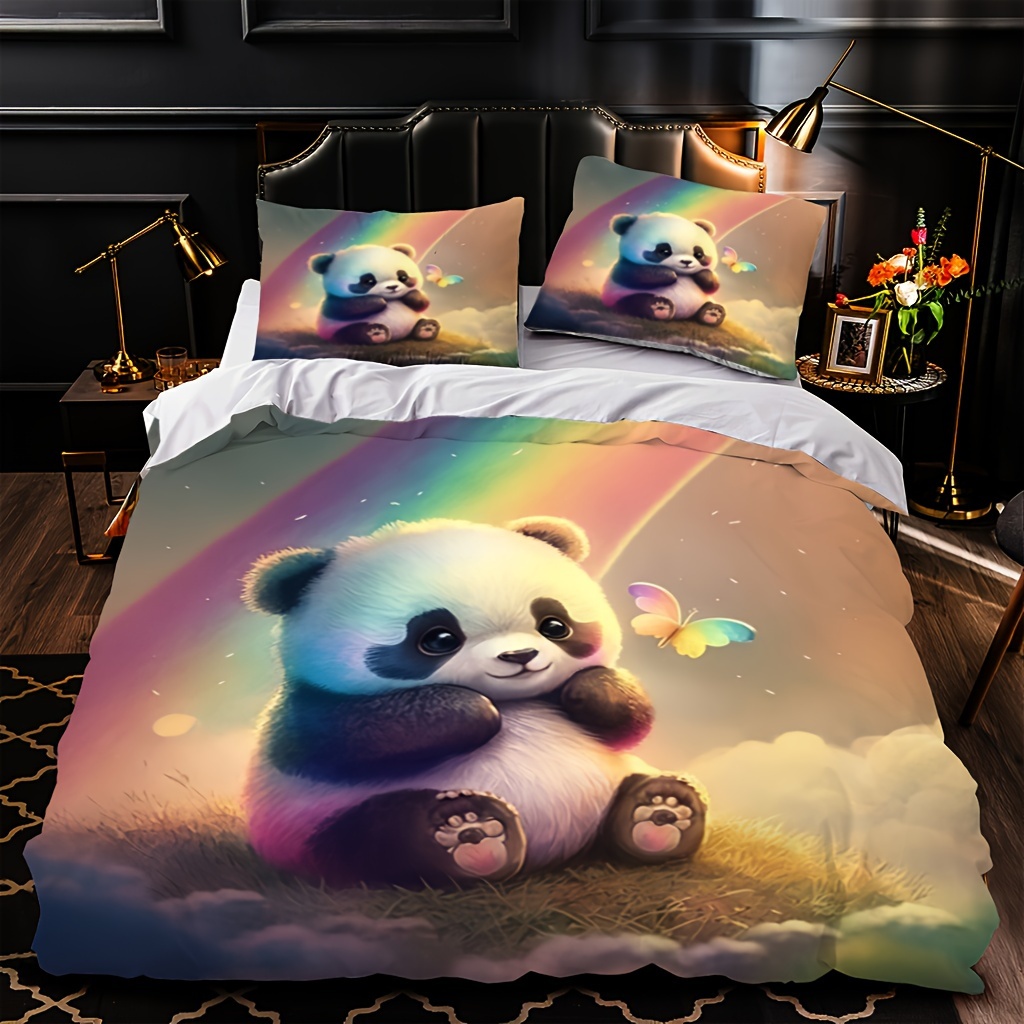 Flauschige Panda-Decke – Weich, Warm, In Verschiedenen Größen (bis 150x200 Cm), Maschinenwaschbar