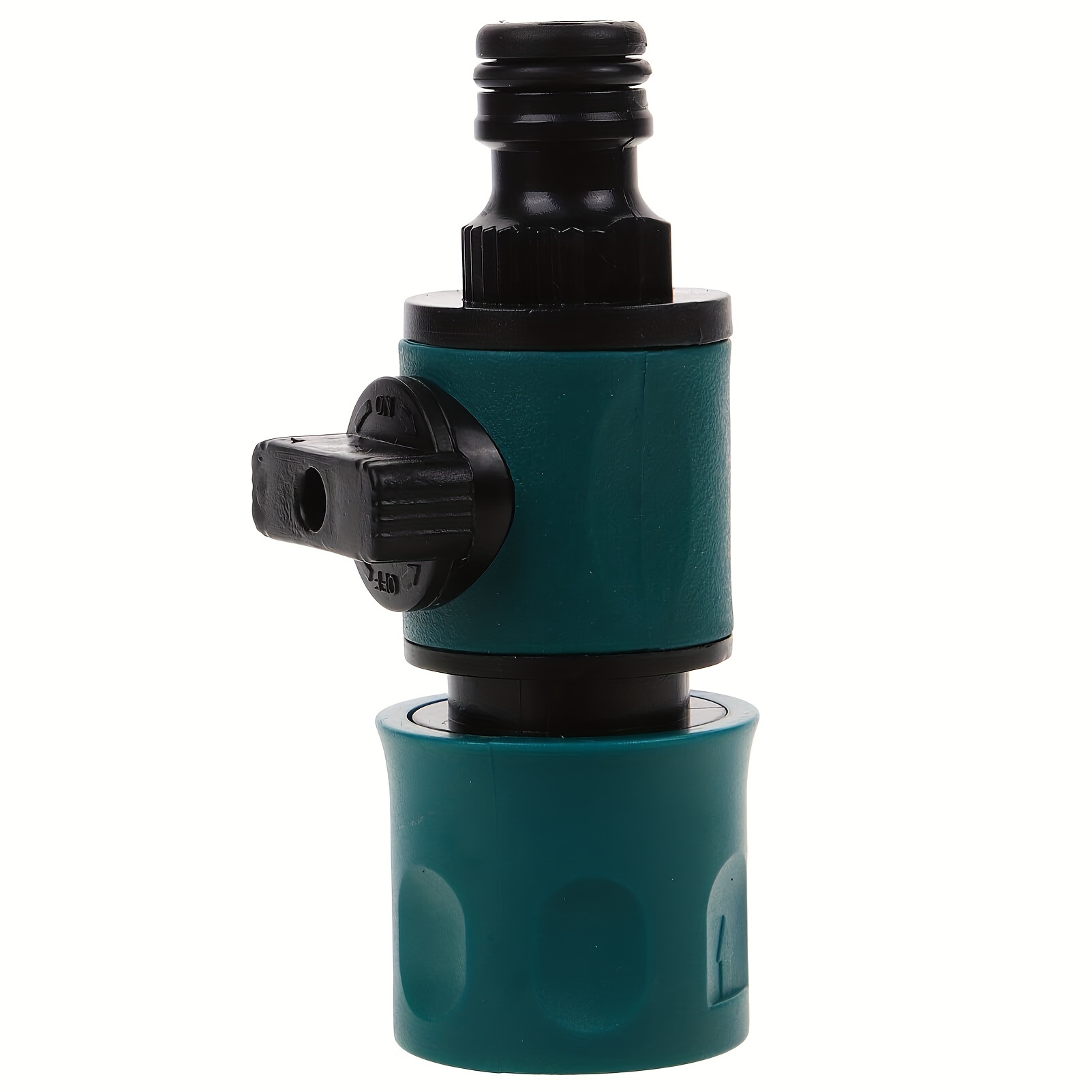 Garden Hose Pipe Faucet Tap Shut Off Valve Fitting Watering Irrigation Quick Connector With Valve
