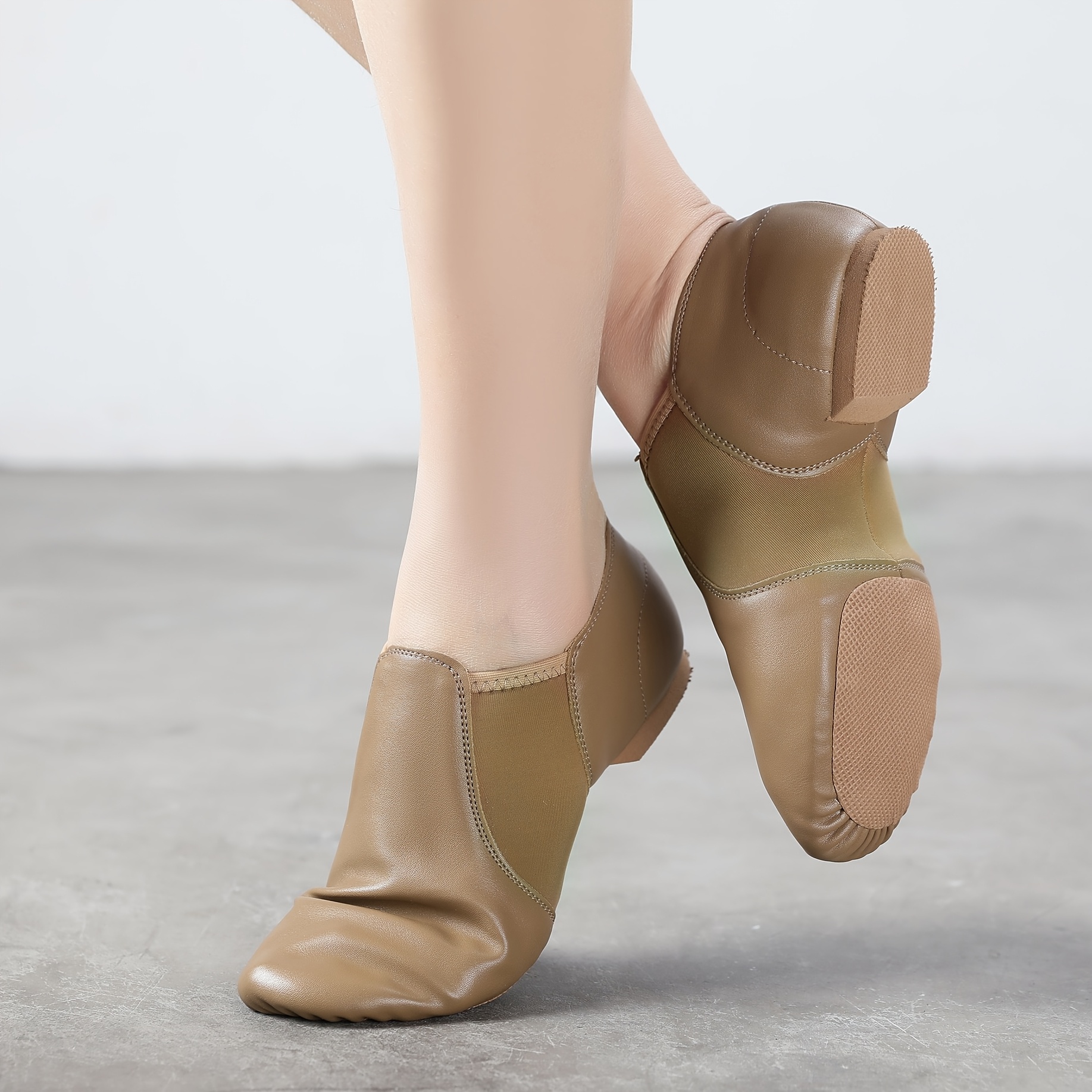 Kids Shoes Stelle Leather Jazz Shoes Unisex Slip-On Dance Shoes