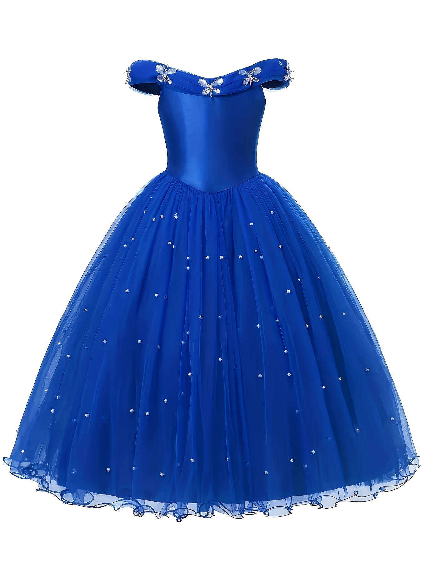 royal blue dress sold on Temu United States