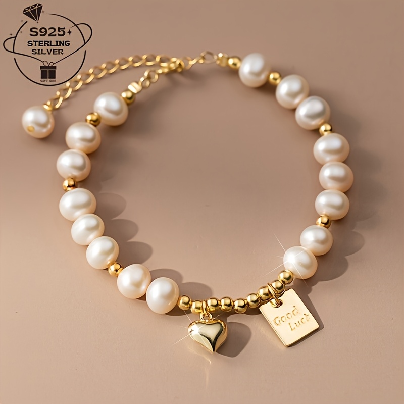 925 Silver Bohemian Style Bracelet with Rose Quartz Charms