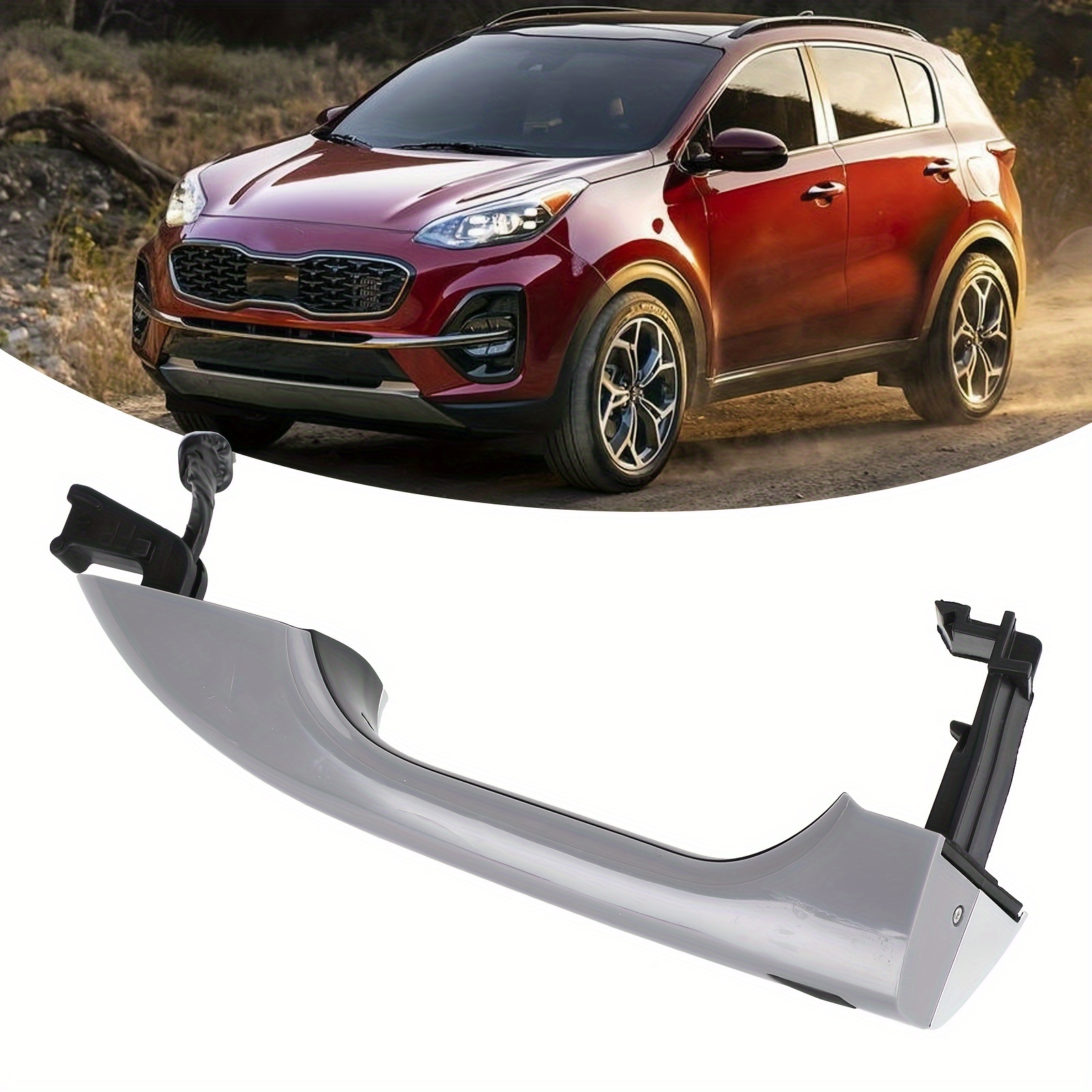 Chrome Front Right Door Handle For Kia Sportage 2011-2016 – Exterior Outside, No Sensor