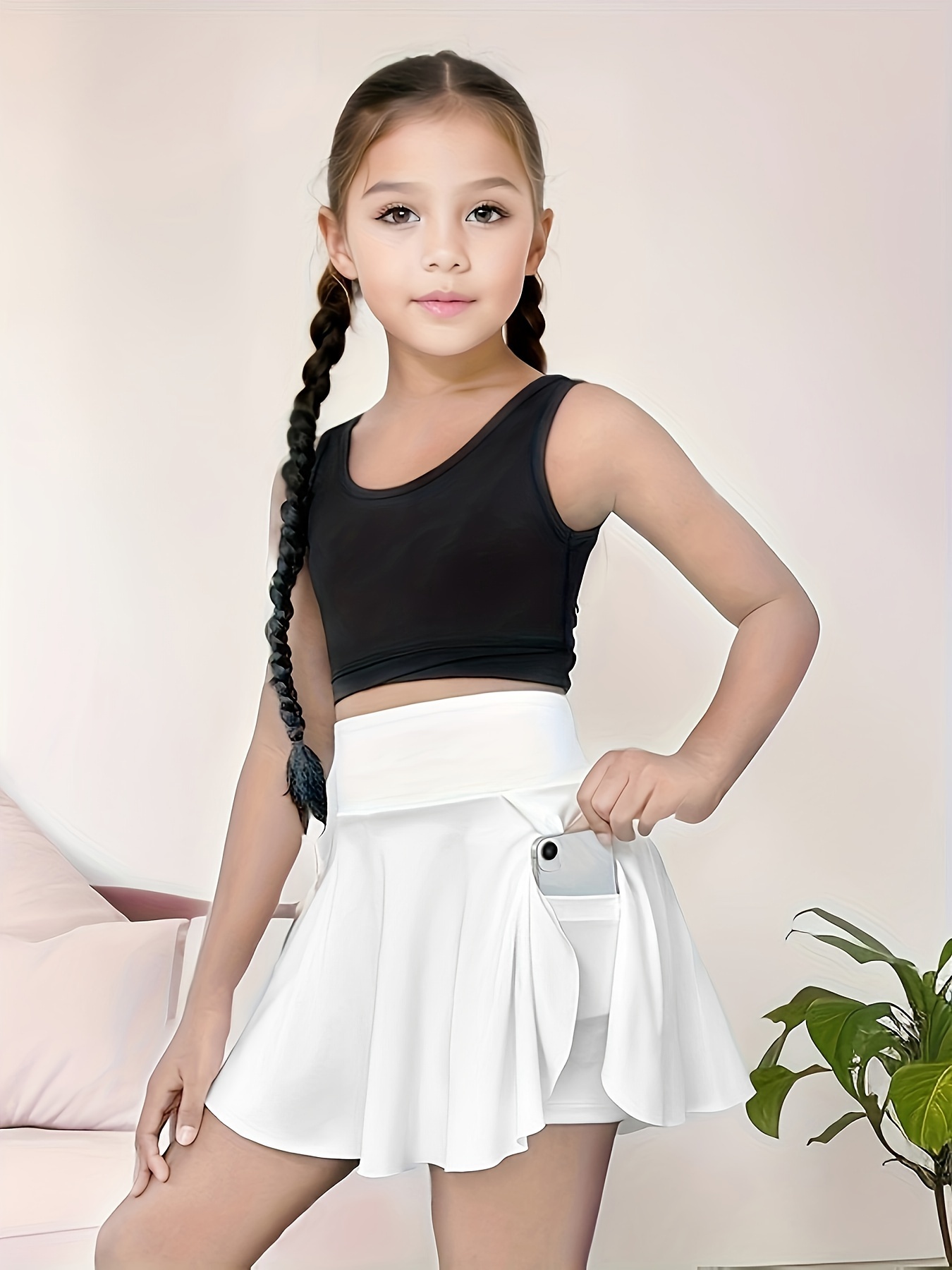 Falda Short Conjuntos De Short Para NiÃ±as Falda Short Faldas Para