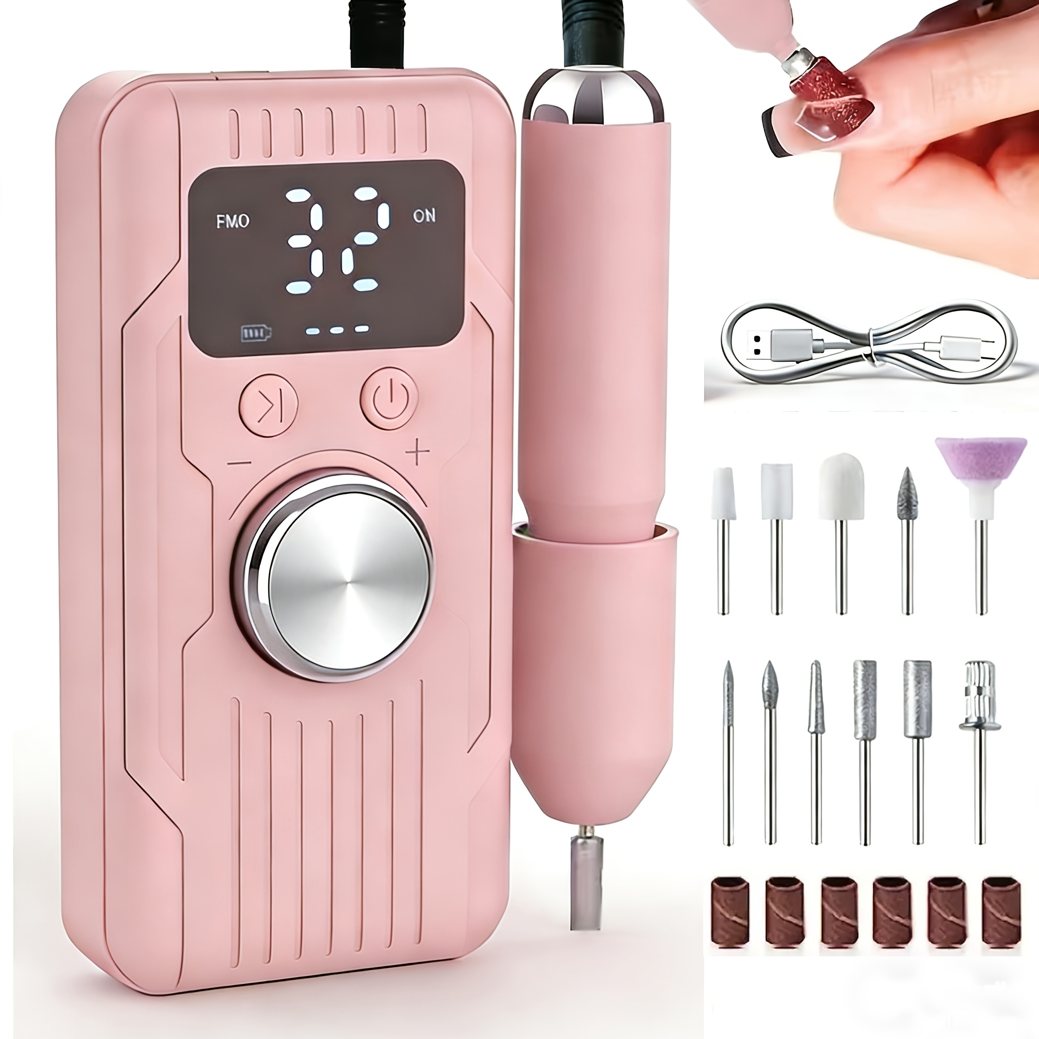 Portable Electric Nail Drill Machine for Nail Polish Remover
