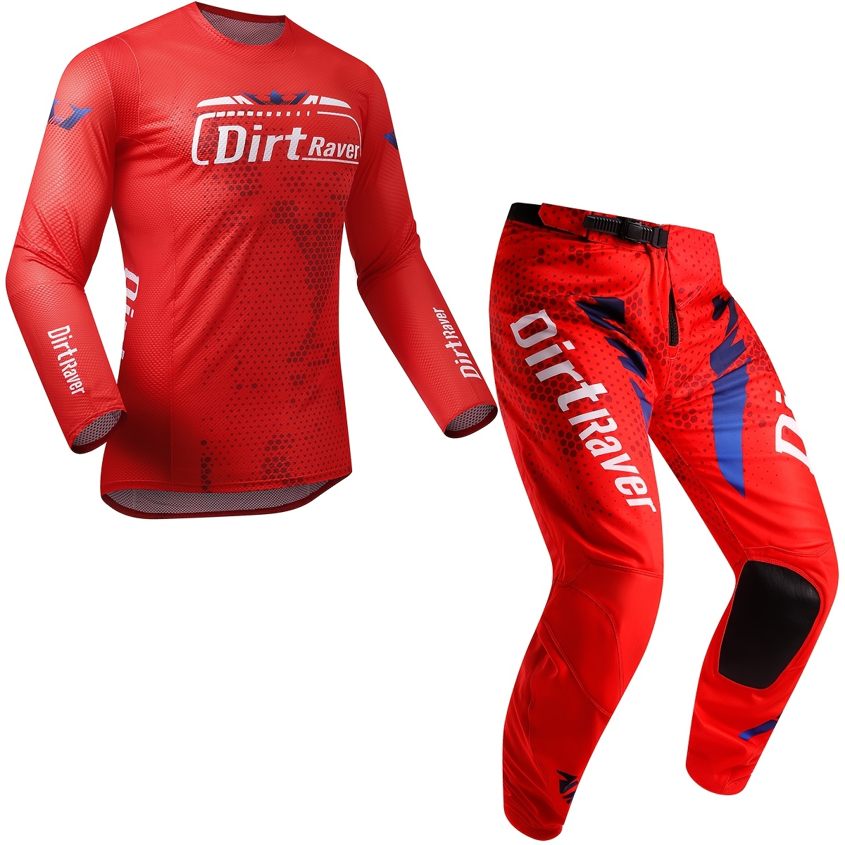 ensemble vêtements moto hommes femmes pantalon maillot moto Temu