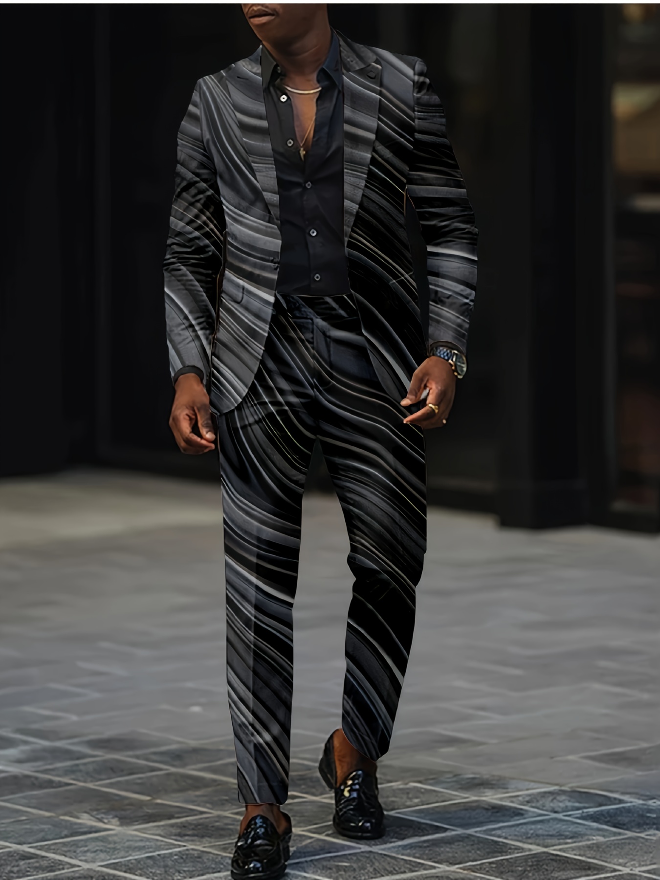 men women fit nightclub style suitsthin fit Temu