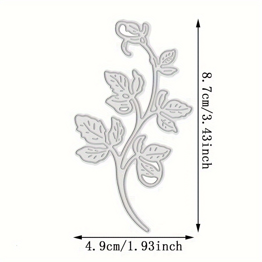 1pc Leaf Branch Plant Metal Cutting Die