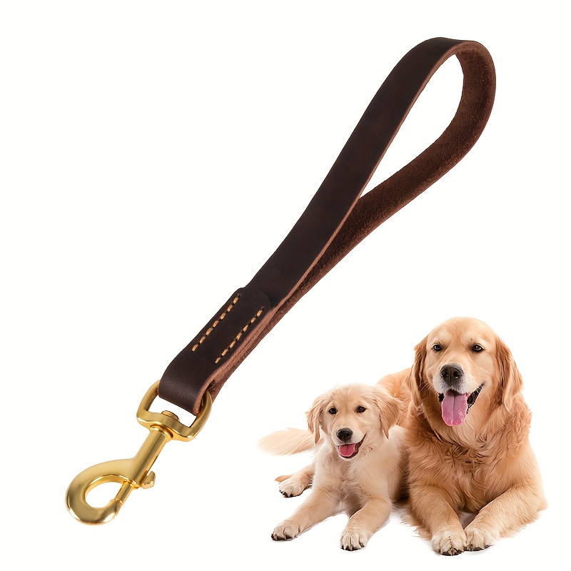 

Itandme Premium Leather Dog Leash - , Strong Cowhide For Large Breeds - Ideal For Training & Walking