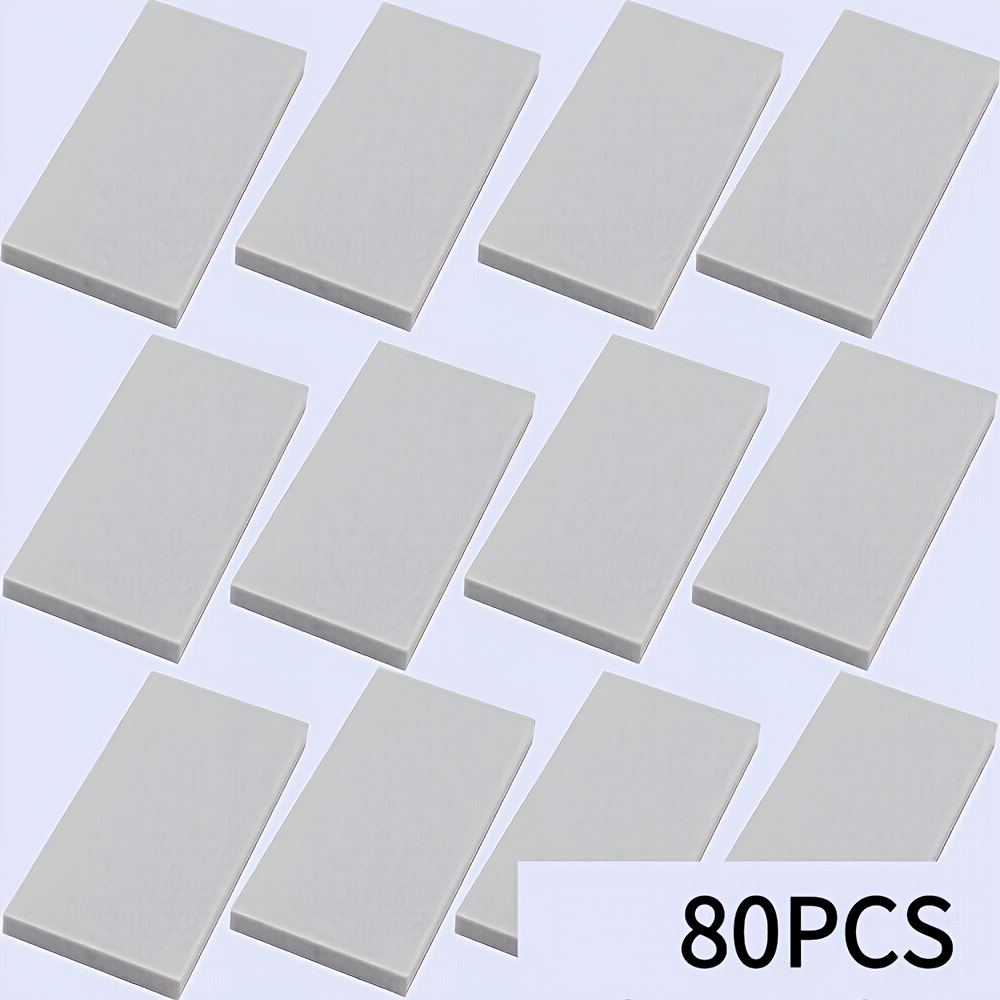 80pcs 2x4 Low Wall Flat Blocks for MOC Building 87079