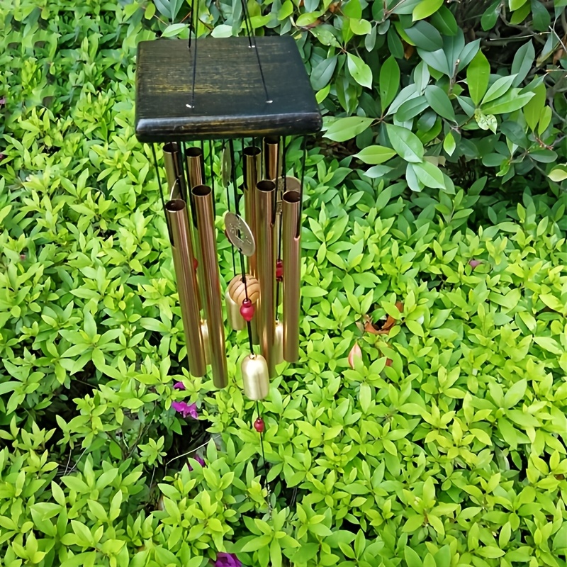 extra large wind chimes durable aluminum alloy tubes rust resistant for garden yard home decor rich and antique wind chimes for outside beautiful atmosphere art details 1