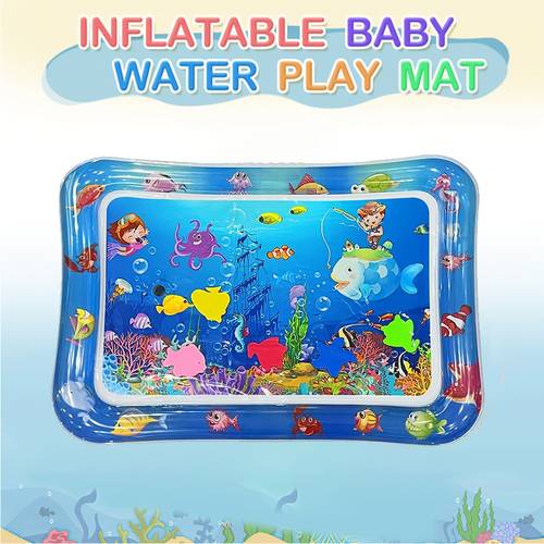 1 water play mat tummy time activity and sensory development for infants 0 years