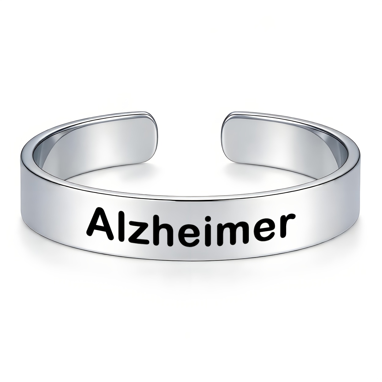 Durable 304 Stainless Steel Open Bangle, Unisex Minimalist Gift