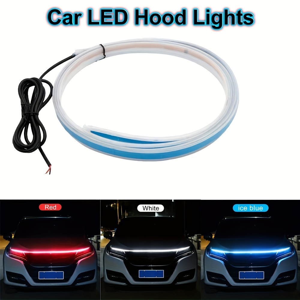 

Car Led Hood Penetrating Lights, Upgrade Your Vehicle With 12v, 10w Start-scan 180cm/70.86inch Car Led Hood Light