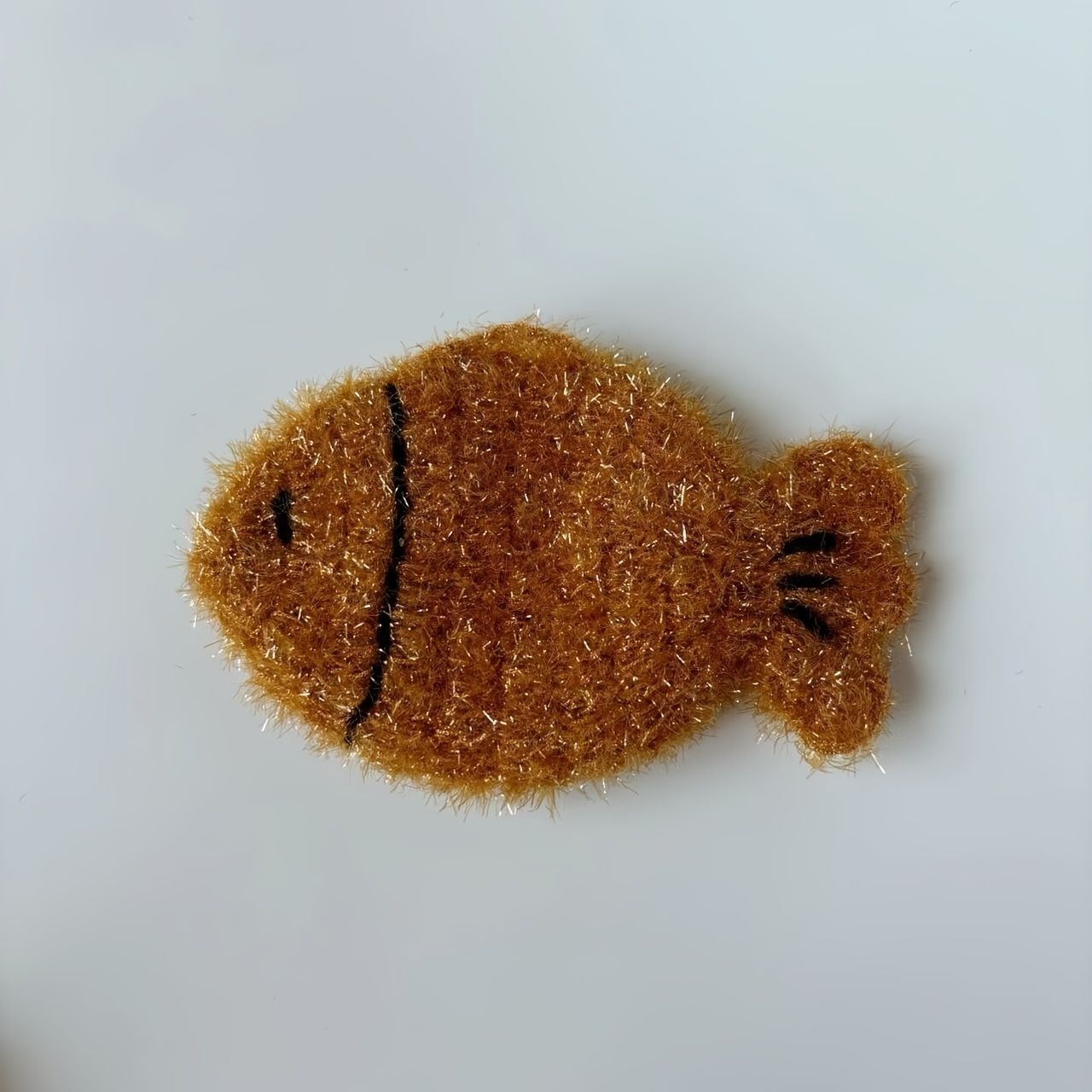 TEMU メーカー直販 手編み食器洗いクロス、多機能キッチンタオル、ティブな魚型食器スクラバー、万能クリーニングクロス