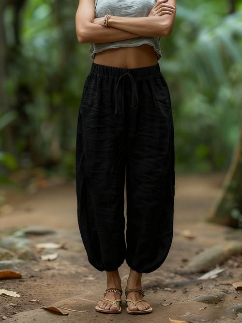 damenmode für orientierungsläufe - lange haremshose - cropped hose - stilvoller, vielseitiger style für pendeln - lockerer, einzigartiger design-stil, design für den täglichen pendelstil