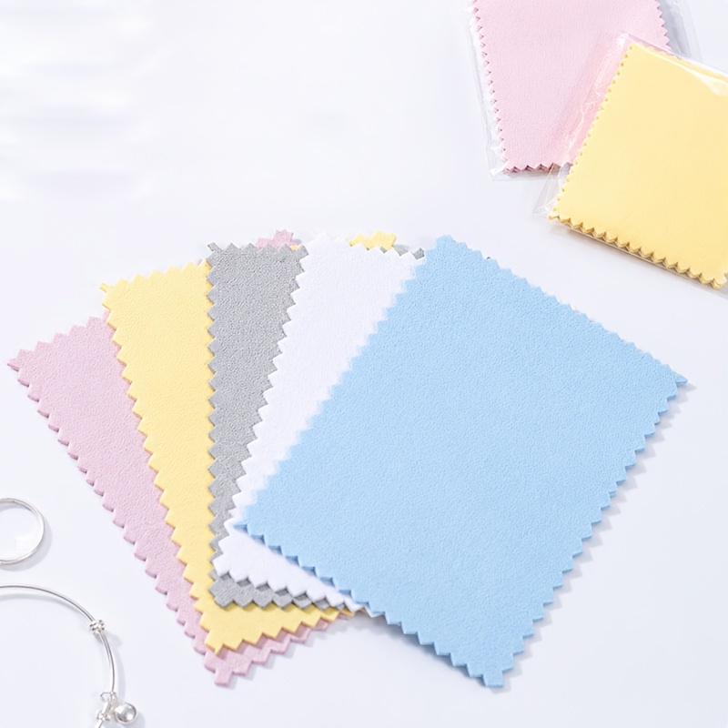 10pcs Polishing Cloth Pack for Jewellery Cleaning