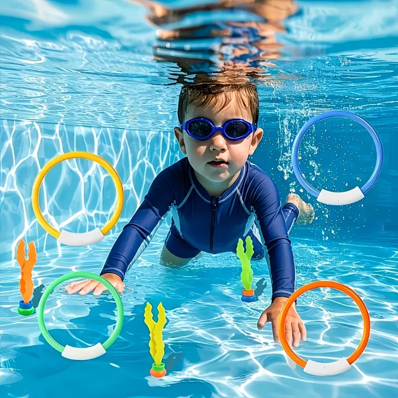 Jeu de chasse au trésor sous-marin avec 17 diamants en plastique colorés pour enfants, cadeaux de fête sur le thème de l'océan, jouets de piscine pour la plongée Jeu de chasse au trésor sous-marin avec 17 diamants en plastique colorés pour enfants, cadeaux de fête sur le thème de l'océan, jouets de piscine pour la plongée