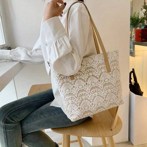 womens elegant large capacity tote bag chic shoulder purse with zipper closure everyday formal handbag for women office shopping parties durable polyester ladies bag ladies handbags classic elegant design sturdy handle construction party accessory fabric professional women