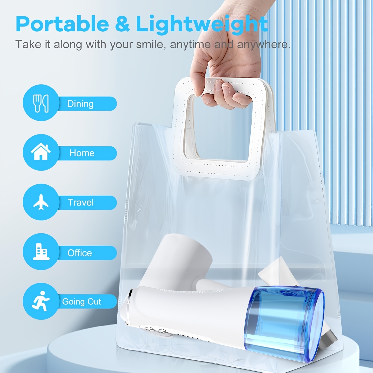 Portable Electric Oral Irrigator with 5 Adjustable Modes