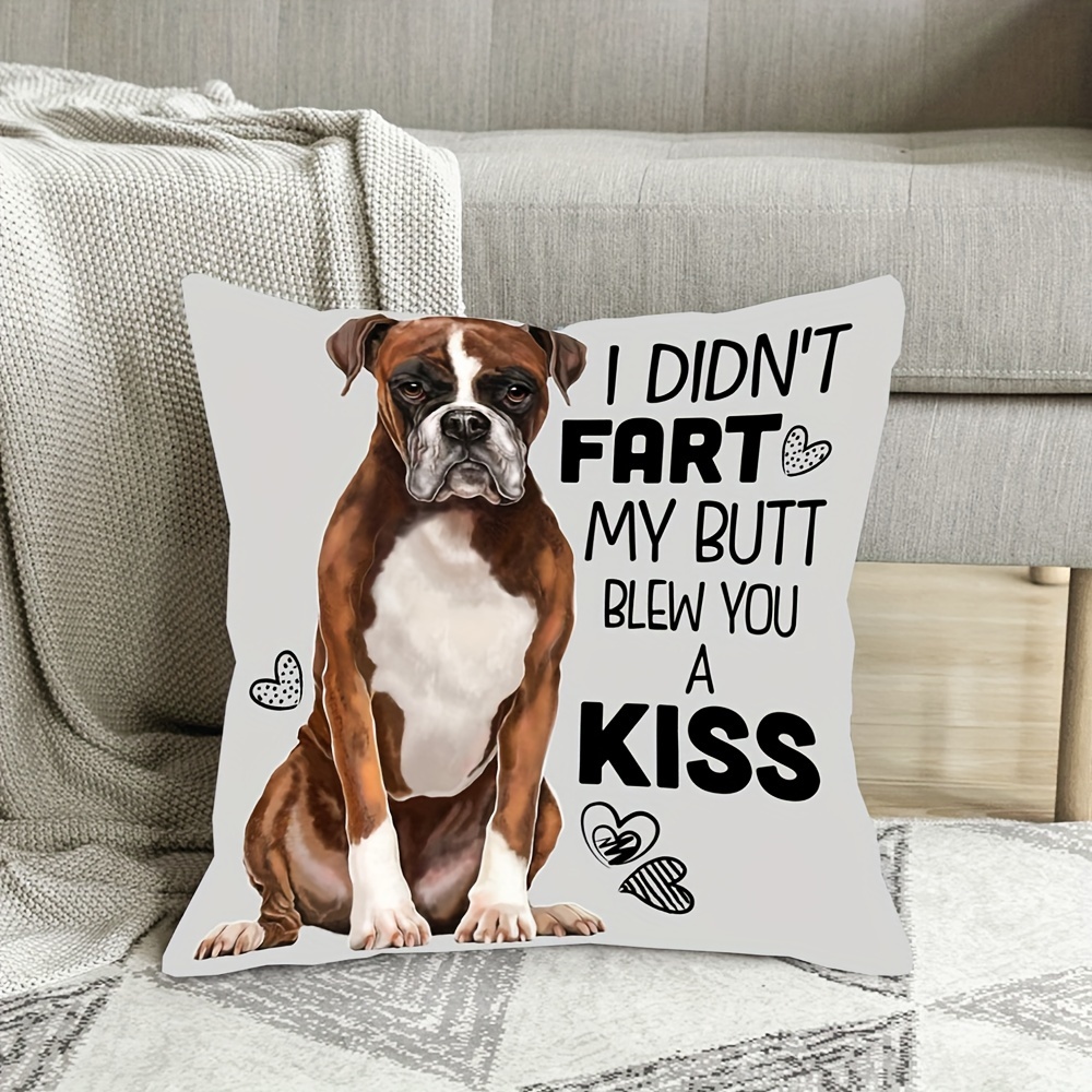 

Dog 18x18 - Zippered, Polyester For Sofas & , Decorative Pillowcase Unique , For Pet