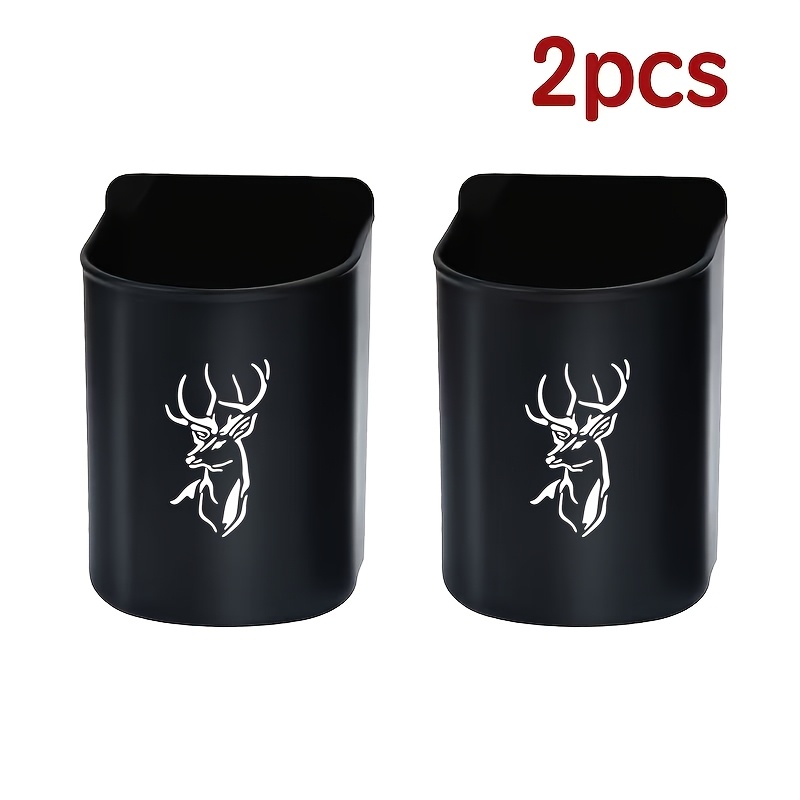TEMU 2pcs Line Deer Head Multi-functional Clip-on Car Cup Holder, Car Seat Backrest Cup Holder, Suitable For Most Models, Can Bottles, Drink Bags,