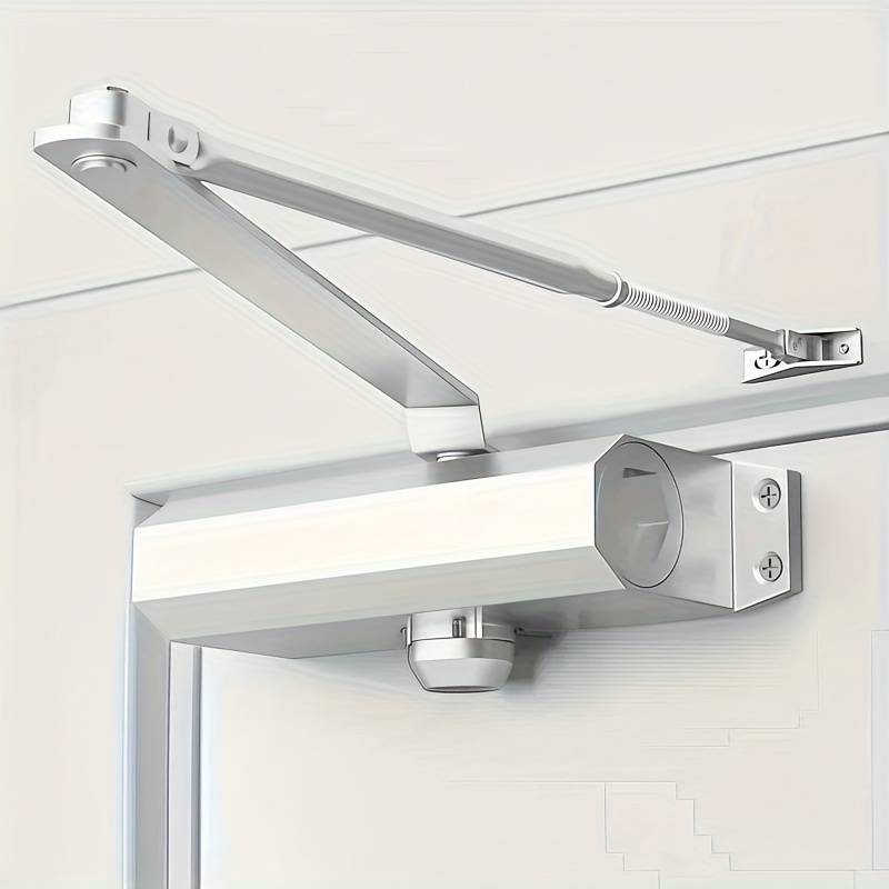 2pcs heavy duty automatic door closer residential grade 3 heavy duty hydraulic closure   with mounting bracket smooth closing mechanism for residential commercial doors compatible with standard door frames minimalist hardware sturdy build commercial   sleek hardware   hardware property managers