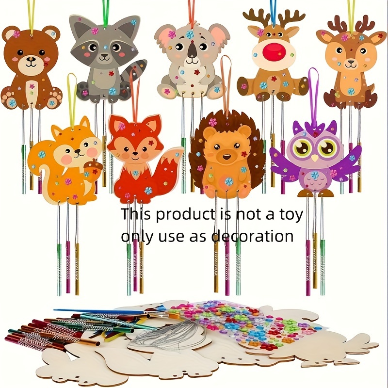 

9- Diy Wood Kit – Hanging Decorations For Seasonal Including Christmas, – Bear, , Fox, , , Owl, And – Decorative Use, No Required