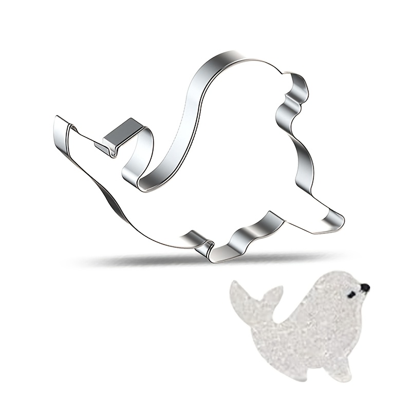 Stainless Steel Cookie Cutters In Of Cartoon Marine Animals, Including Sea , For Baking And Cakes