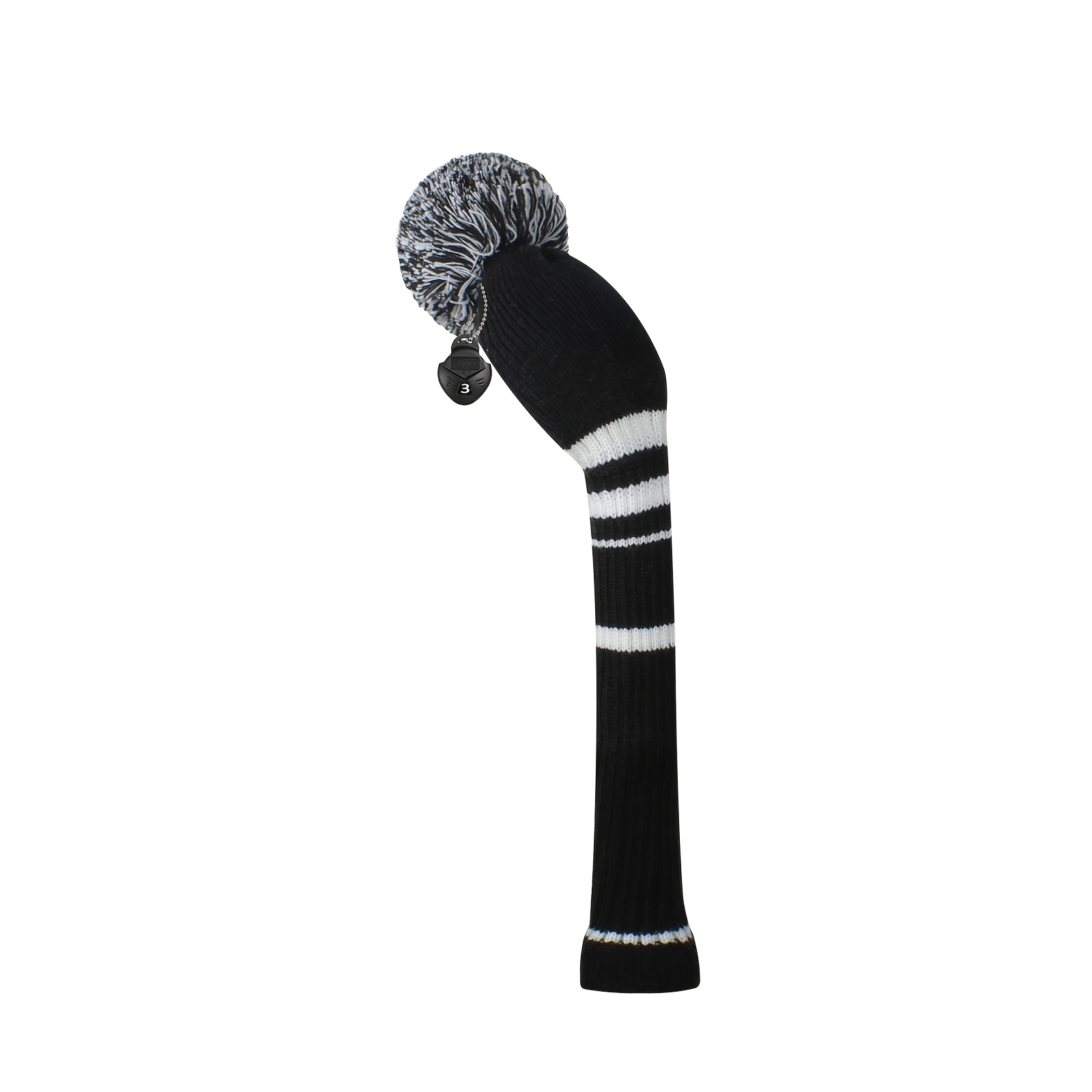 TEMU 1pc Knitted Golf Club Cover - Soft And Comfortable Material - Anti-collision And Dust-proof Golf Club Protection Cover - Golf Additions And