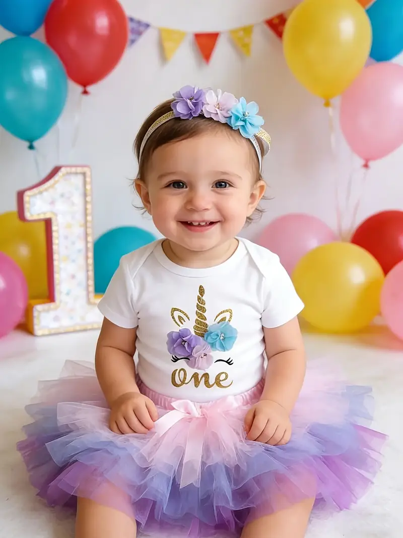 unicorn first birthday dress Unicorn Birthday Outfit,Pastel Rainbow Unicorn Tutu Set,Pastel Unicorn,Ribbon Tutu Outfit,First Birthday Dress,Unicorn Outfit,Personalized 2T / Tutu-