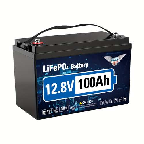 Batteria Litio 12V 100AH Lifepo4 Con Bluetooth - Per Camper, Barche E Impianti Solari - Foto 1