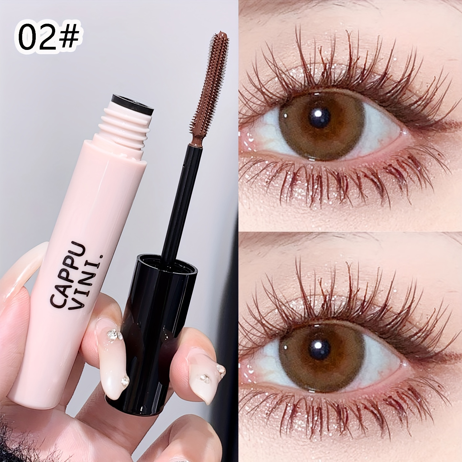 Image of Long And Eyelash Mascara, Light And Smooth Texture, Thickening And Lengthening, Non-clumping, Eye Makeup, With Eyelash Brush, Eye Makeup, Halloween Christmas Thanksgiving Holiday Gift