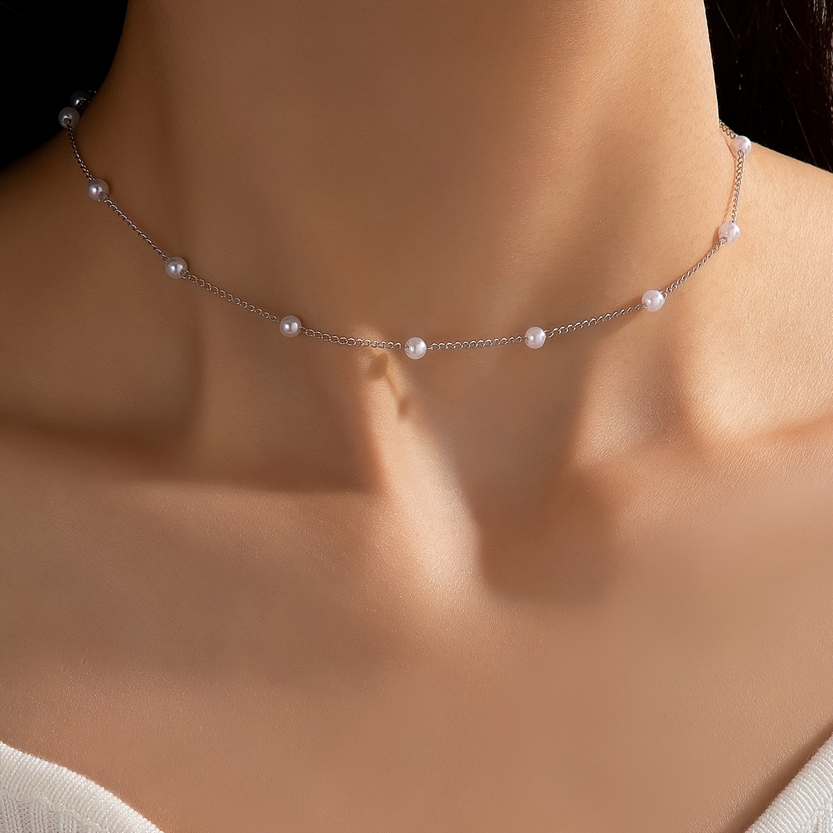 TEMU 1pc Light Luxury Minimalist Breath Necklace With Thin Chain, Collarbone Chain. Suitable For Women' Wear, Banquets, And As A Gift For . /summer