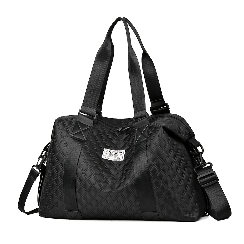 TEMU Portable Travel Bag Female Short Luggage Bag Male Dry And Wet Exercise Yoga Fitness Bag [zipper Random]