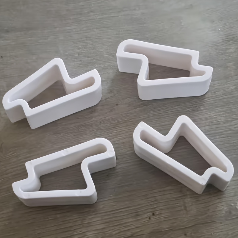 TEMU 4pcs Stop Devices, Door Lock Prevent Falling, Sturdy Plastic New Upgrade, Easy Design , Safe Window Fixing, Suitable For Home And Office, Indoor