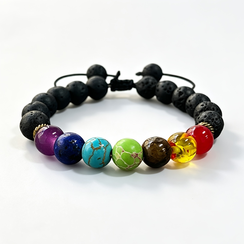 Natural Lapis Lazuli Tiger Eye Adjustable Bracelet, Wealth Gift